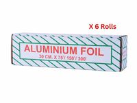 Hotpack Aluminium Foil 30cmx150m (Economy), 6 Rolls