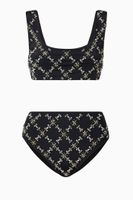 Mary Francis Bikini Set in Sustainable Lycra & Swarovski Crystals - thumbnail