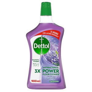 Dettol 3X Power Floor Cleaner Antibacterial Lavender 900 ml