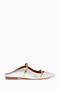 Maureen Flats in Metallic Nappa