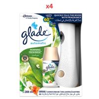 Glade Automatic Spray Holder Morning Freshness Pack Of 4