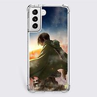 Attack on Titan Cartoon Characters Phone Case For S22 S21 S20 Plus Ultra FE S10 S9 S8 S7 Plus Edge A32 A22 A12 A02 A21s Unique Design Protective Case Shockproof Dustproof Back Cover TPU miniinthebox - thumbnail