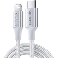 UGREEN USB-C to Lightning MFI Cable Alu Case with Nylon Braided 3A PD Fast Charging 2m SIL