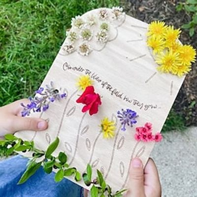 Flower And Leaf Collector Boards, Montessori Materials Nature Explore Practic Toys, Easter Gift, Mother's Day Gift Lightinthebox