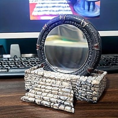 Creative Home Decorations Stargate Ornament Decorations Atlantis Stargate Night Light Creative Three-dimensional LED 3D Night Light Ornament Lightinthebox