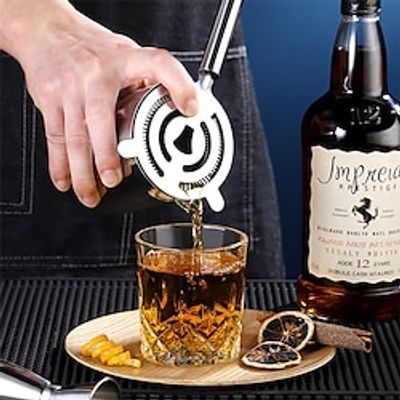 Bar Strainer Sprung Cocktail Strainer Stainless Steel Deluxe Strainer Bar Tools Lightinthebox