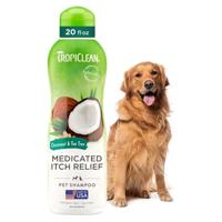 Tropi Clean Oatmeal & Tea Tree Medicated Itch Relief Shampoo For Pets, 20oz