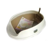 NutraPet Cat Toilet Deodorized Cat Litter Box - Brown (50 x 38 x 20 cm)