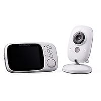 Wireless Baby Monitor 3.2 inch LCD IR Night Vision 2 Way Talk 8 Lullabies Temperature Monitor Video Nanny Radio Baby Camera Bebe Lightinthebox - thumbnail