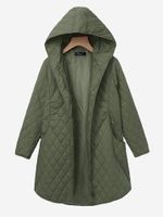 Fashion Hooded Pocket Thin Coats