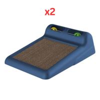 Georplast Flipper Cat Toy & Scratcher - Navyblue (Pack Of 2)