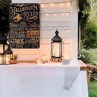 Halloween Posters Halloween Rules Pictures Decorative Fabric Painting For Living Room Pictures No Frame miniinthebox - thumbnail