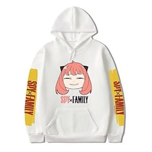 Inspired by SPY×FAMILY Anya Forger Hoodie Anime 100% Polyester Anime Graphic Street Style Hoodie For Men's / Women's / Couple's miniinthebox