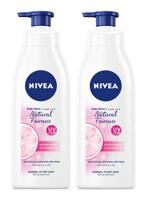 Nivea Natural Fairness Body Lotion 400ml Bundle