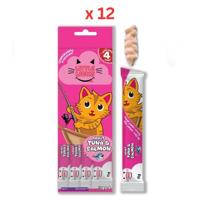 Smudges Little Licks Tuna & Salmon Creamy Bisque Adult 4 x 15g (Pack Of 12)