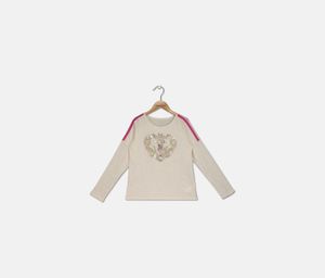 Girls Pullover Graphic Tops  Vanilla