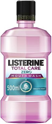 Listerine, Mouthwash, Total Care, Zero Alcohol, Smooth Mint 500ML Mouthwash (UAE Delivery Only)