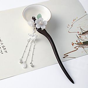 new style antique hair accessories, small fresh, retro wood hairpin, classical palace step, chinese style hanfu accessories wholesale miniinthebox