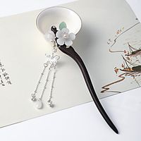 new style antique hair accessories, small fresh, retro wood hairpin, classical palace step, chinese style hanfu accessories wholesale miniinthebox - thumbnail