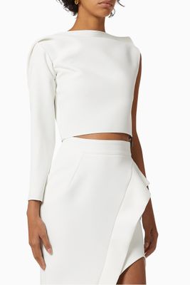 One Shoulder Crop Top One Shoulder Crop Top