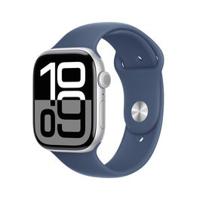 Apple Watch Series 10 GPS 46mm Silver Aluminium Case with Denim Sport Band - M/L - thumbnail