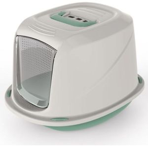 Georplast Galaxy Deluxe Cat Litter Box - Green (Pack Of 2)