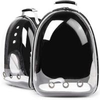 Cozy Paws Transparent Breathable Pet Carrier Bag Back Pack Black 31X25X42Cm Cozy Paws Transparent Breathable Pet Carrier Bag Back Pack Black 31X25X42Cm