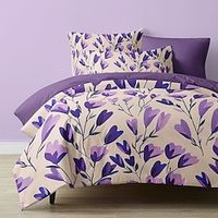 Floral Duvet Cover Set Cotton Tropical Plants Pattern Set Soft 3-Piece Luxury Bedding Set Home Decor Gift Twin Full King Queen Size Duvet Cover Lightinthebox