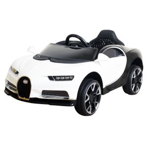 Ride On Megastar Supercar 12V Bugatti Veyron Style Kids Car Power Wheels With Full Functional Remote Control, Music, Lights - Red
