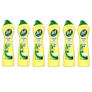 Jif Lemon Cleaner Cream With Micro Crystals 6 x 500 ml