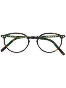 Lunor round frame glasses - Brown