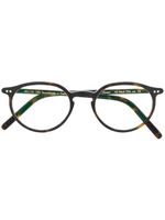 Lunor round frame glasses - Brown