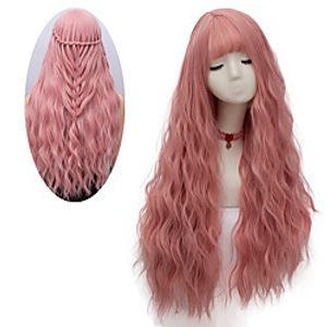 Synthetic Wig Curly Loose Curl With Bangs Wig Long A15 A16 A17 A18 A19 Synthetic Hair Women's Fashionable Design Soft Party Red Blonde miniinthebox