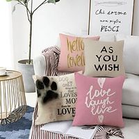 Character Double Side Cushion Cover 4PC Soft Decorative Square Throw Pillow Cover Cushion Case Pillowcase for Bedroom Livingroom Superior Quality Machine Washable Indoor Cushion for Sofa Couch Bed Chair Lightinthebox - thumbnail