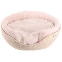 D&D Home Ella Cat Basket Bed - White, 45X45X25Cm