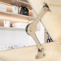 1pc Safety Lid Support Cabinet Cupboard Furniture Door Lift Stay Support Hinge Damper for Cabinets Kitchen Chest 40lb, Support Up To 20KG , Opening Angle 75°90°110°, Hinge Cupboard Kitchen Hinges Lightinthebox - thumbnail