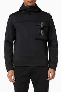 Logo Tape Hooded Sweatshirt