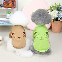 Dog Cat Sweatshirt Animal Cute Sweet Dailywear Casual Daily Winter Dog Clothes Puppy Clothes Dog Outfits Soft Green Purple Yellow Costume for Girl and Boy Dog Cotton S M L XL 2XL Lightinthebox - thumbnail