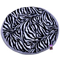 Coco Kindi Zebra Stripe Washable Pumpkin Fur Bed With Heart Shape Toy For Dogs & Cats - Size 1 -50Cm