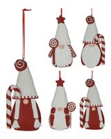 Homesmiths Christmas Gnome11cm Hanging Deco Assorted 1 Piece