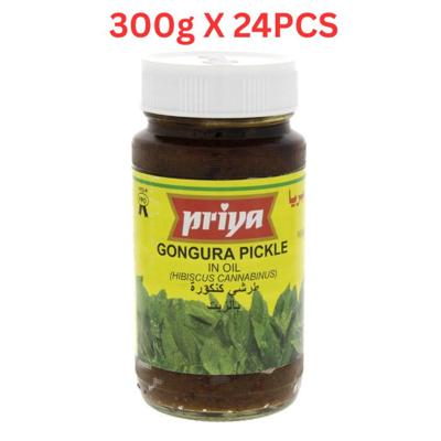 Priya Gongura Pickle In Oil 300g Pack of 24