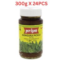 Priya Gongura Pickle In Oil 300g Pack of 24