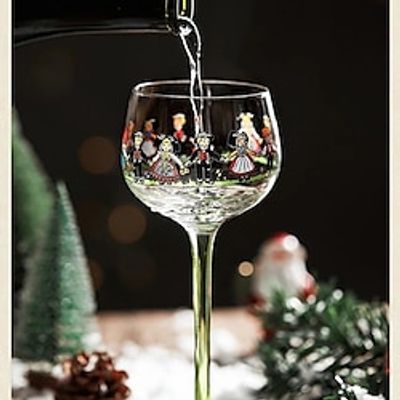 Red Wine Glasses Creative Champagne Cocktail Glass Female Cute Christmas Lightinthebox