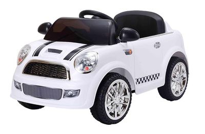 Megastar Ride On 6V Mini Coupe Car - White (UAE Delivery Only)