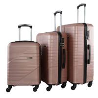 PARA JOHN PJTR3021 Hardside 3 Pcs Trolley Luggage Set, ROSE GOLD