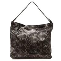 Pompei Donatella Chic Python Print Leather Shoulder Bag - PO-5787