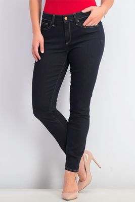 Womens Mid Rise Curvy True Skinny Jeans Navy Womens Mid Rise Curvy True Skinny Jeans Navy