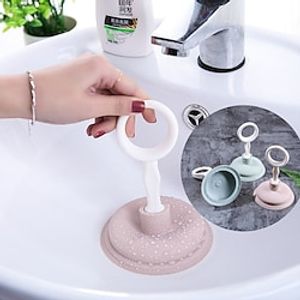 Household Powerful Sink Drain Pipe Pipeline Dredge Suction Cup Toilet Plungers Bathroom Portable Drain Cleaners miniinthebox