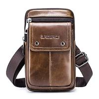 Men's Cowhide Hands 5.5 Machine Waist Bag Head Layer Cowhide Men's Wear Belt Leather Bag Belt Bag Casual Hanging Bag Lightinthebox