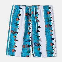 Men's Casual Daily Holiday Shorts Pants Graphic Short White Lightinthebox - thumbnail